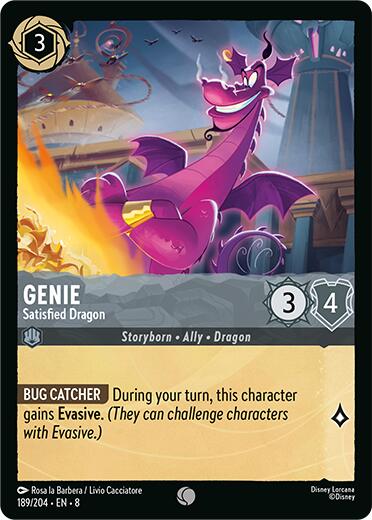 Disney Lorcana: Genie - Satisfied Dragon card image