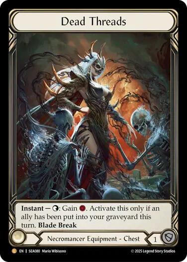 Flesh and Blood TCG: Dead Threads (Treasure) image