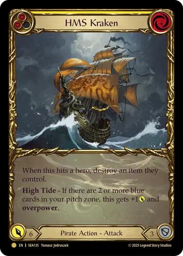 Flesh and Blood TCG: HMS Kraken (Treasure) image