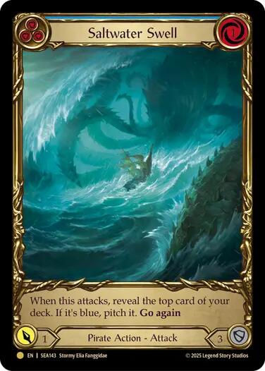 Flesh and Blood TCG: Saltwater Swell (Blue) (Treasure) image