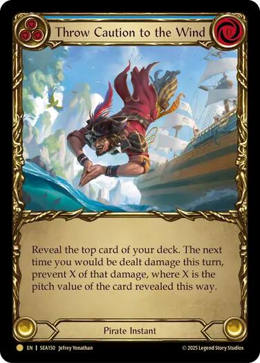 Flesh and Blood TCG: Throw Caution to the Wind (Treasure) image