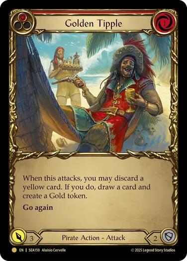 Flesh and Blood TCG: Golden Tipple (Red) (Treasure) image