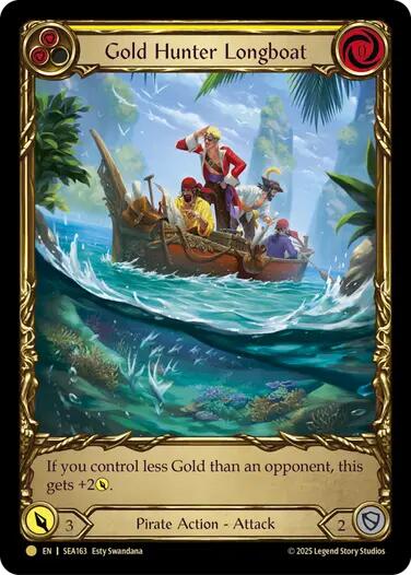 Flesh and Blood TCG: Gold Hunter Longboat (Treasure) image