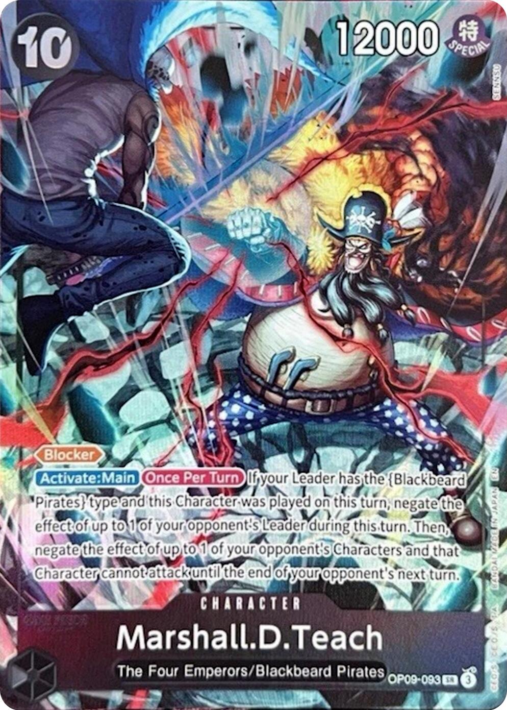 One Piece Card Game: Marshall.D.Teach (093) (English Version 2nd Anniversary Set) card image