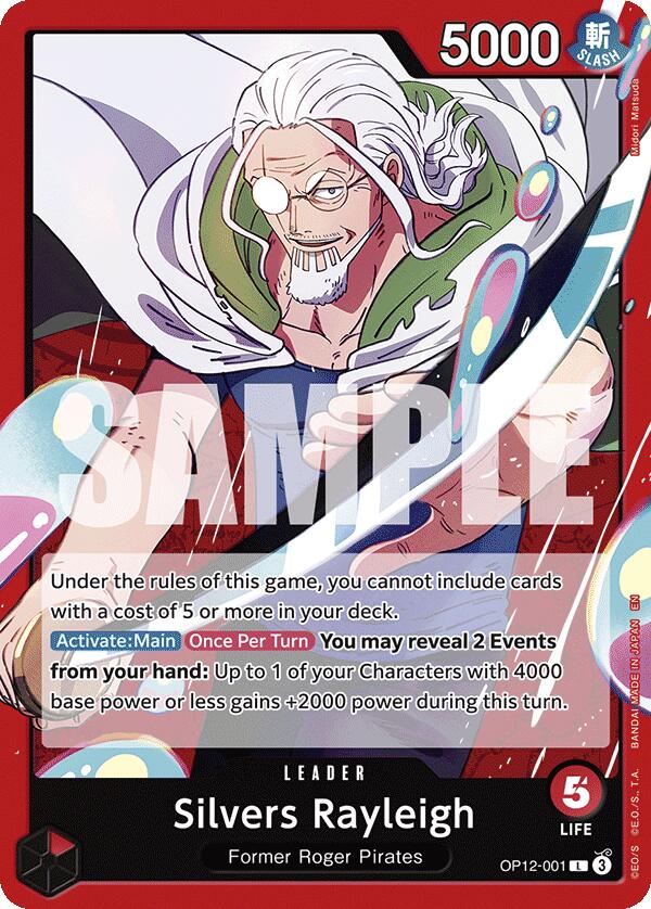 One Piece Card Game: Silvers Rayleigh card image