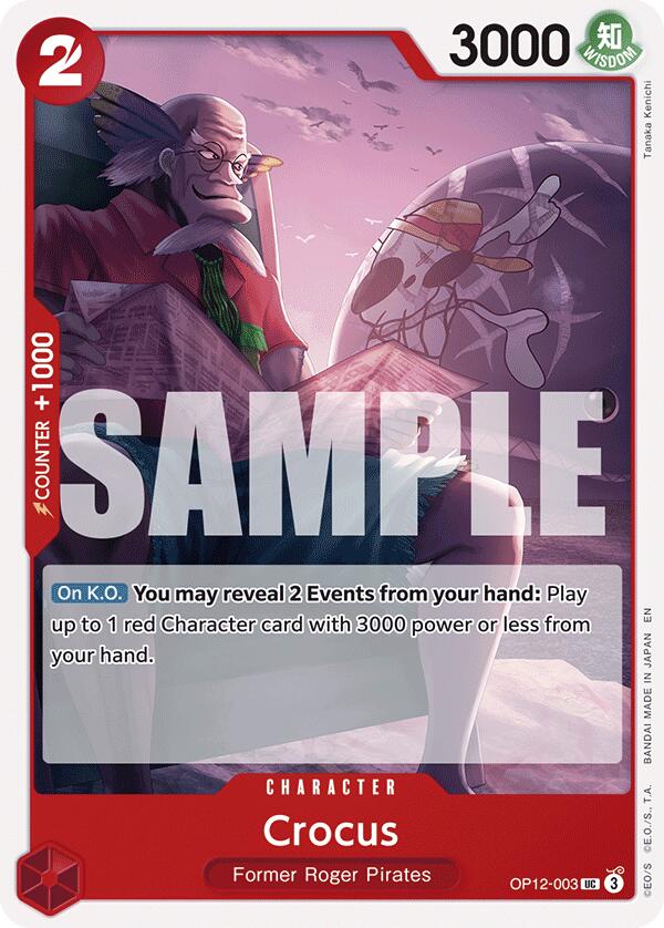 One Piece Card Game: Crocus card image