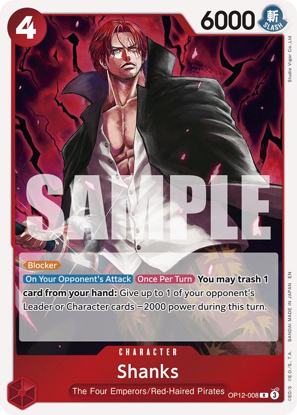 One Piece Card Game: Shanks (008) card image
