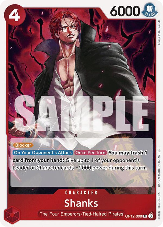 One Piece Card Game: Shanks (008) card image