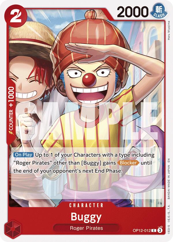 One Piece Card Game: Buggy (012) card image