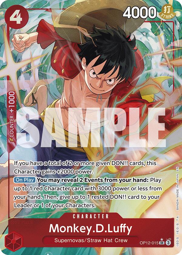 One Piece Card Game: Monkey.D.Luffy (Alternate Art) card image