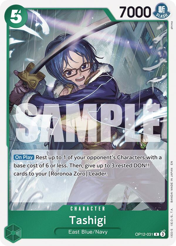 One Piece Card Game: Tashigi card image