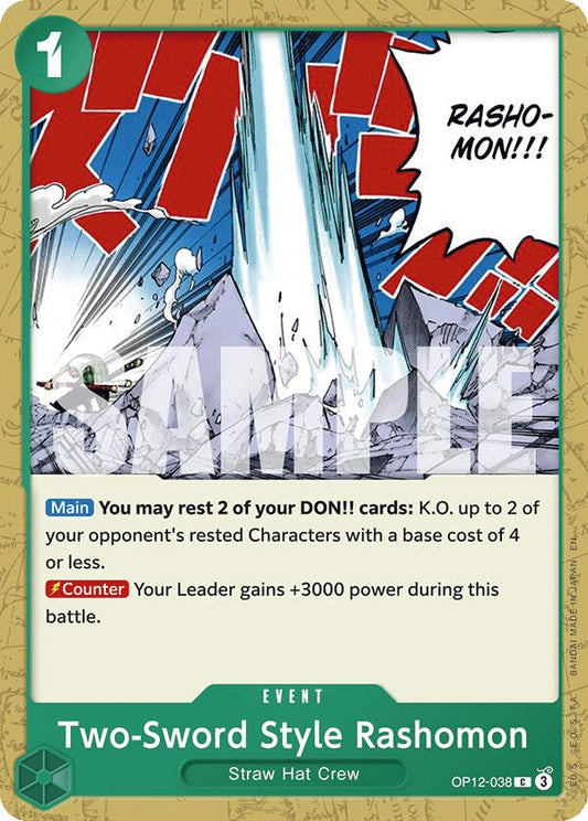 One Piece Card Game: Two-Sword Style Rashomon card image