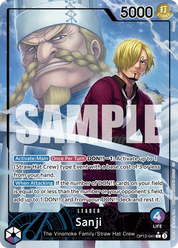 One Piece Card Game: Sanji (041) (Alternate Art) card image