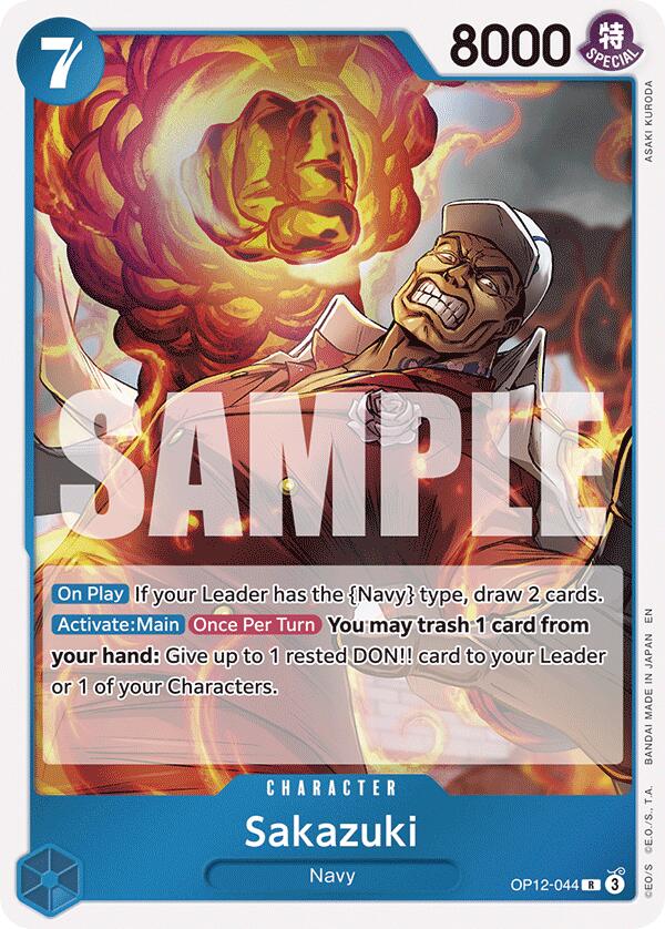 One Piece Card Game: Sakazuki card image