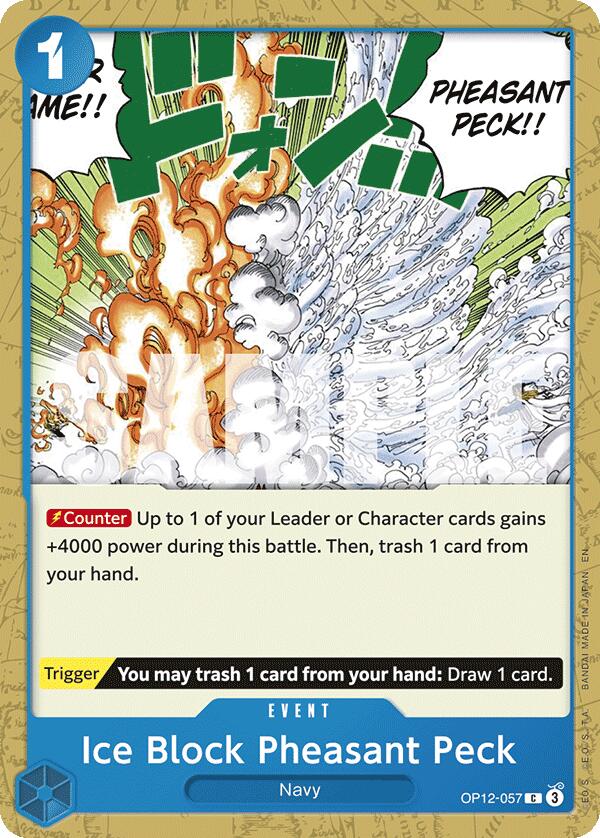 One Piece Card Game: Ice Block Pheasant Peck card image