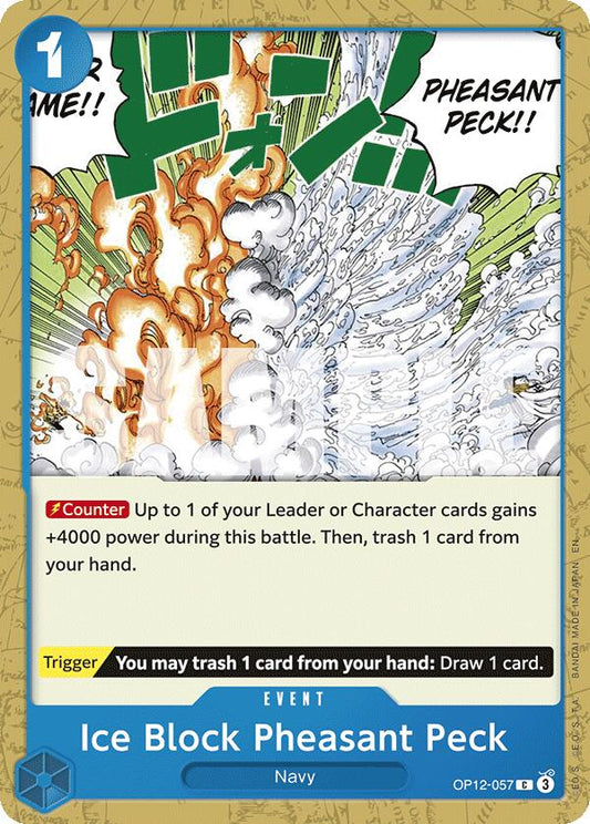 One Piece Card Game: Ice Block Pheasant Peck card image