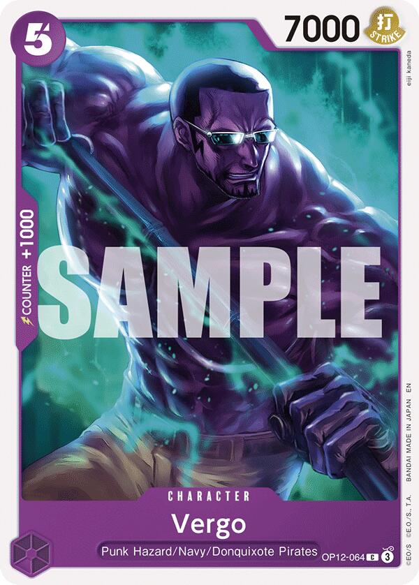 One Piece Card Game: Vergo card image