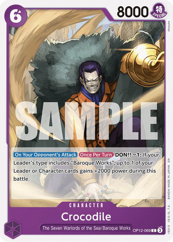 One Piece Card Game: Crocodile card image