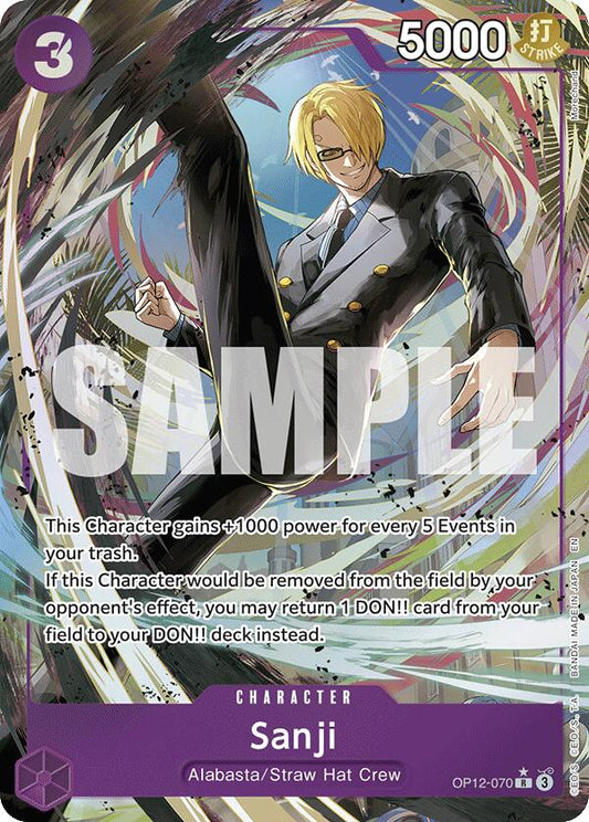 One Piece Card Game: Sanji (070) (Alternate Art) card image
