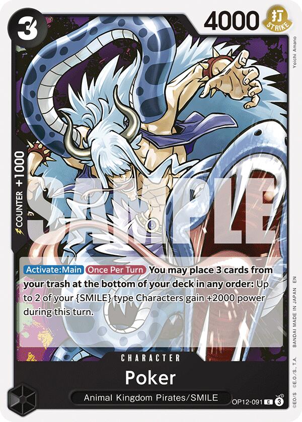 One Piece Card Game: Poker card image