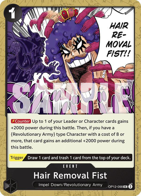 One Piece Card Game: Hair Removal Fist card image