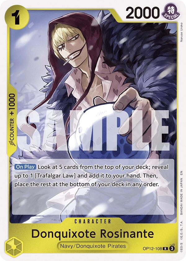 One Piece Card Game: Donquixote Rosinante (108) card image