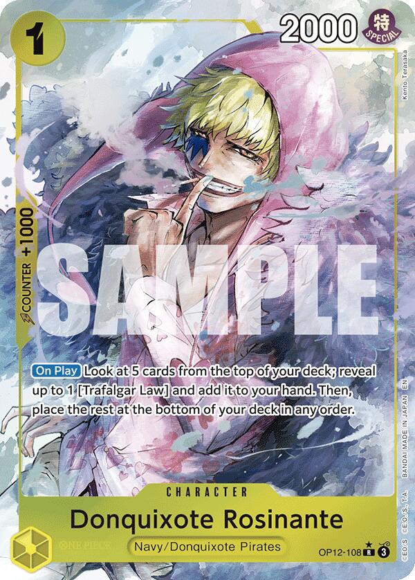 One Piece Card Game: Donquixote Rosinante (108) (Alternate Art) card image