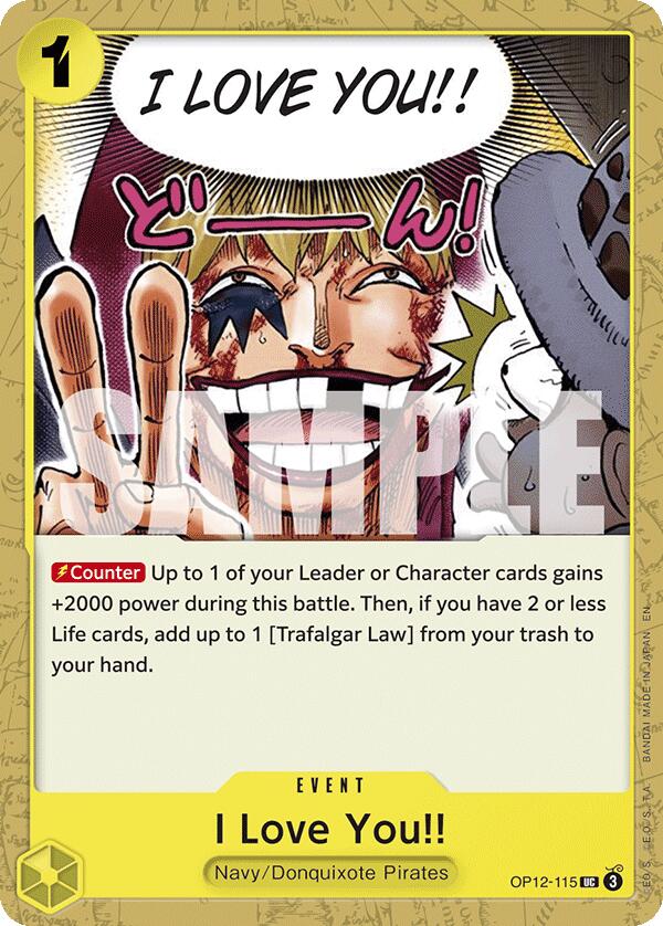 One Piece Card Game: I Love You!! card image