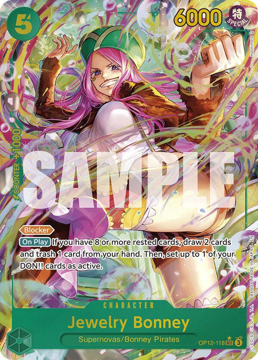 One Piece Card Game: Jewelry Bonney (118) (Alternate Art) card image