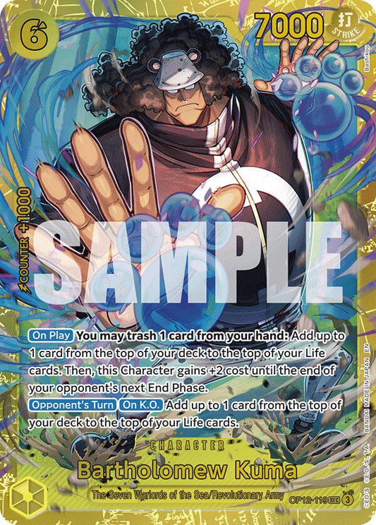 One Piece Card Game: Bartholomew Kuma card image