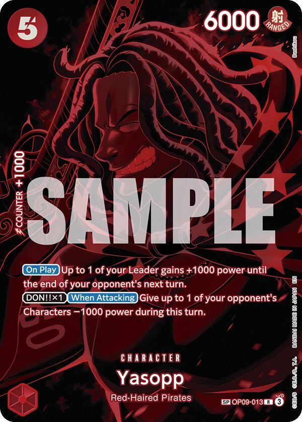 One Piece Card Game: Yasopp (SP) card image