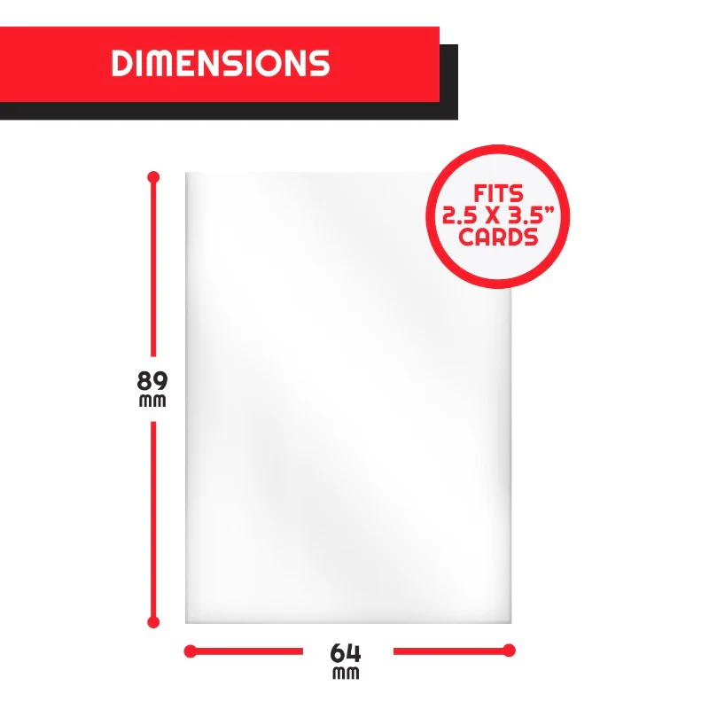 Protective Card Sleeves Perfect Fit for Pokemon Game and Trading Cards image