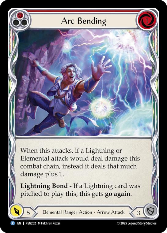 Flesh and Blood TCG: Arc Bending (Red) card image