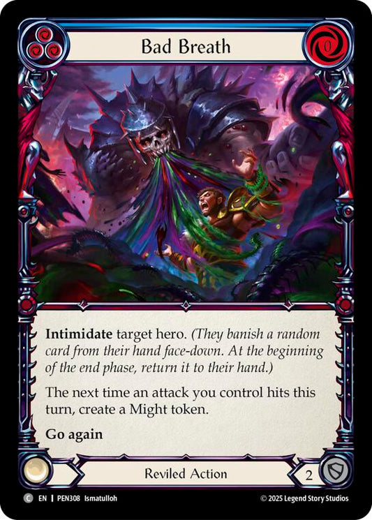 Flesh and Blood TCG: Bad Breath (Blue) card image