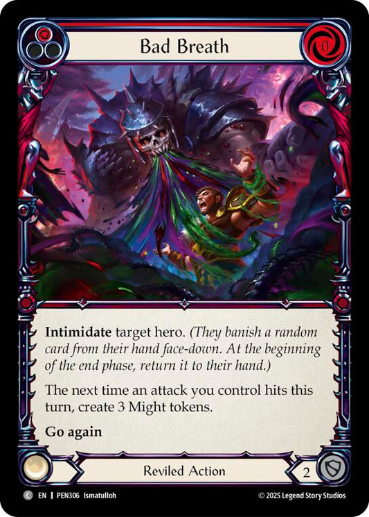Flesh and Blood TCG: Bad Breath (Red) card image