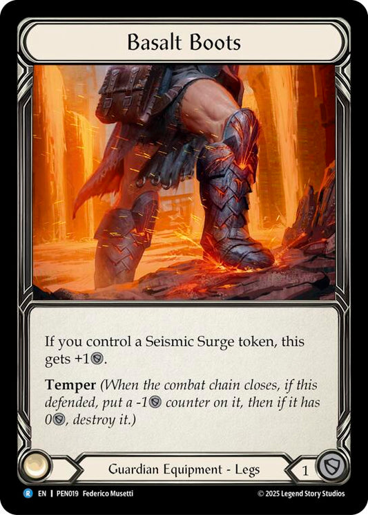 Flesh and Blood TCG: Basalt Boots card image