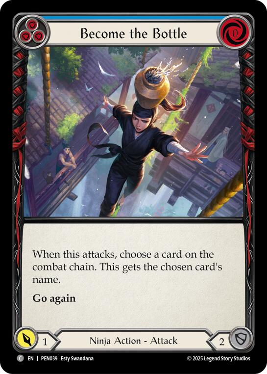 Flesh and Blood TCG: Become The Bottle (Blue) card image