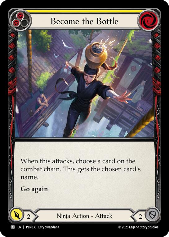 Flesh and Blood TCG: Become The Bottle (Yellow) card image