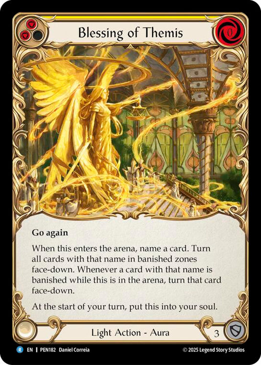 Flesh and Blood TCG: Blessing Of Themis (Yellow) card image