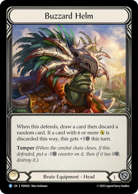 Flesh and Blood TCG: Buzzard Helm card image