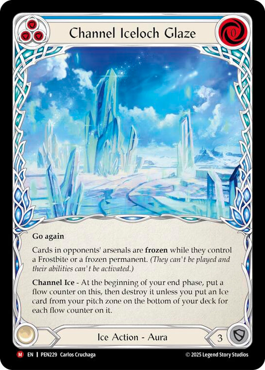 Flesh and Blood TCG: Channel Iceloch Glaze (Blue) card image