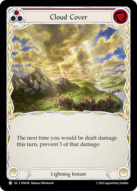 Flesh and Blood TCG: Cloud Cover (Red) card image