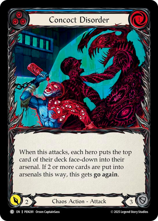 Flesh and Blood TCG: Concoct Disorder (Blue) card image