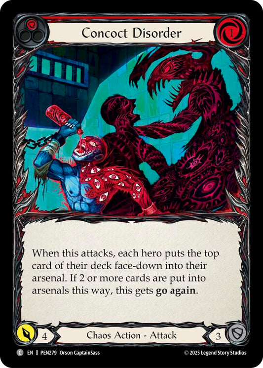 Flesh and Blood TCG: Concoct Disorder (Red) card image