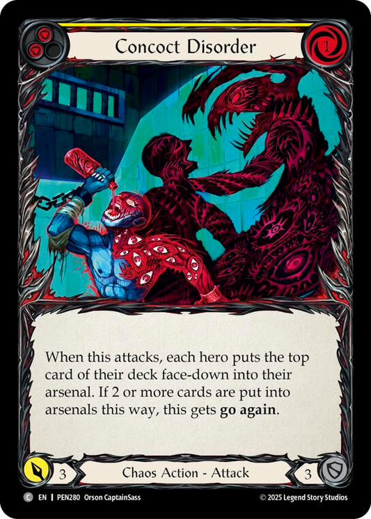 Flesh and Blood TCG: Concoct Disorder (Yellow) card image