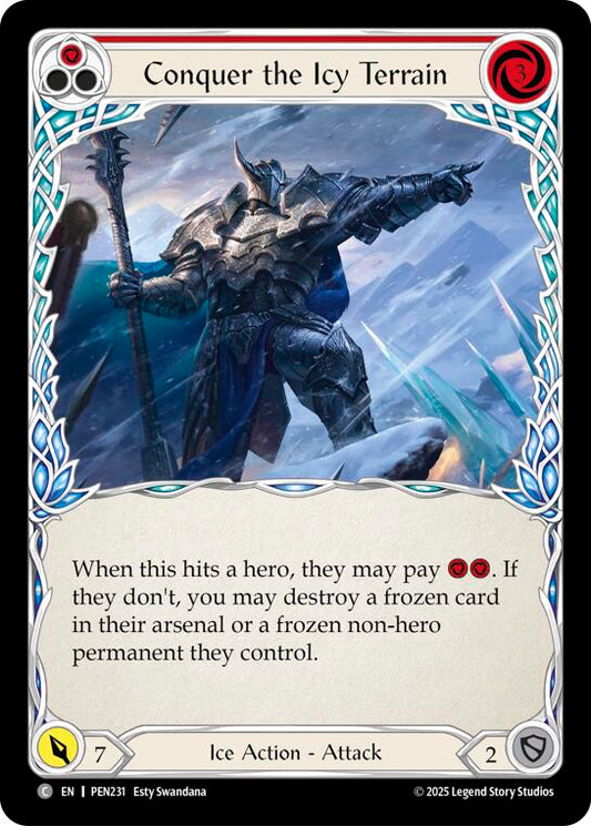 Flesh and Blood TCG: Conquer The Icy Terrain (Red) card image