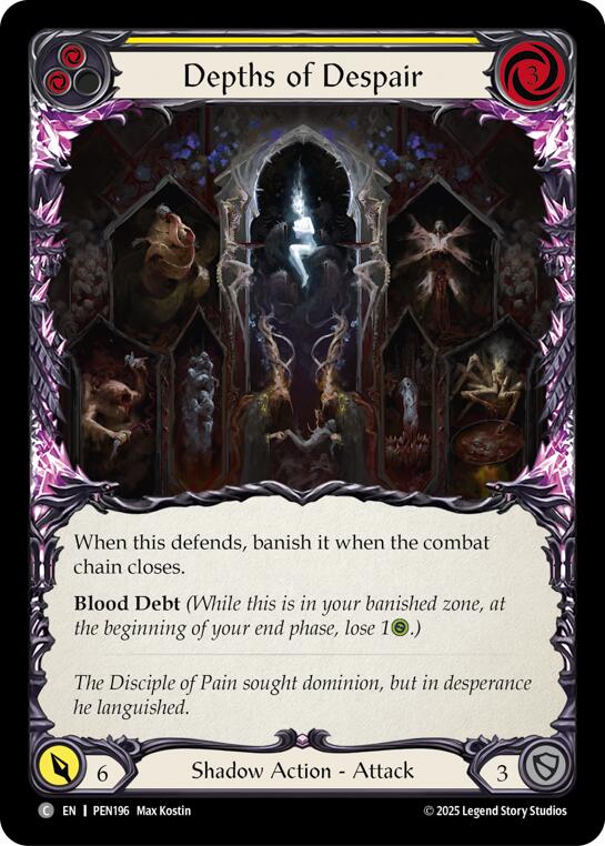 Flesh and Blood TCG: Depths Of Despair (Yellow) card image
