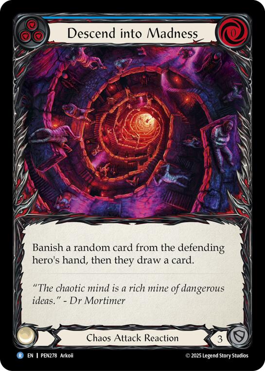 Flesh and Blood TCG: Descend Into Madness (Blue) card image