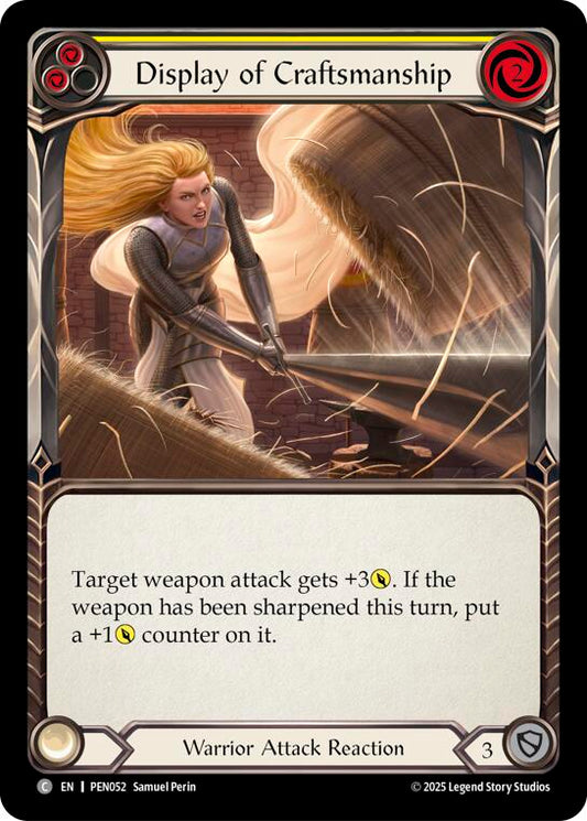 Flesh and Blood TCG: Display Of Craftsmanship (Yellow) card image