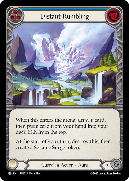 Flesh and Blood TCG: Distant Rumbling (Blue) card image